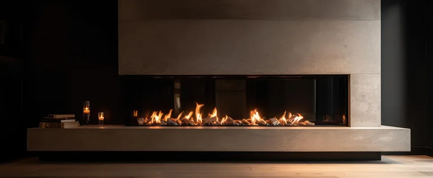 Gas Fireplace Ember Bed Design Services in Santee, California