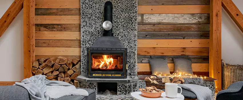 Thelin Hearth Products Direct Vent Gas Stove Fireplace Inspection in Santee, California
